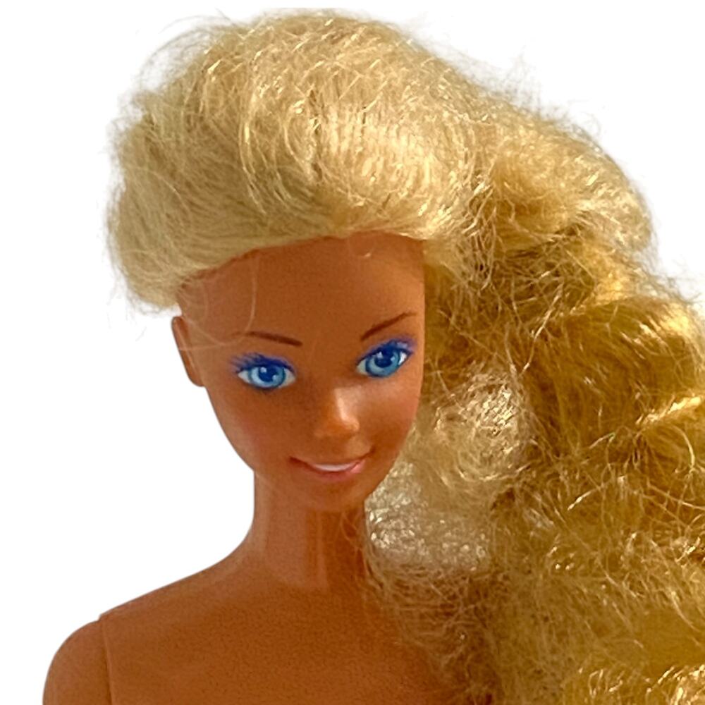 Barbie Twist N Turn Body No Bangs Blonde Blue Eyes 1966 Body Mold Mattel